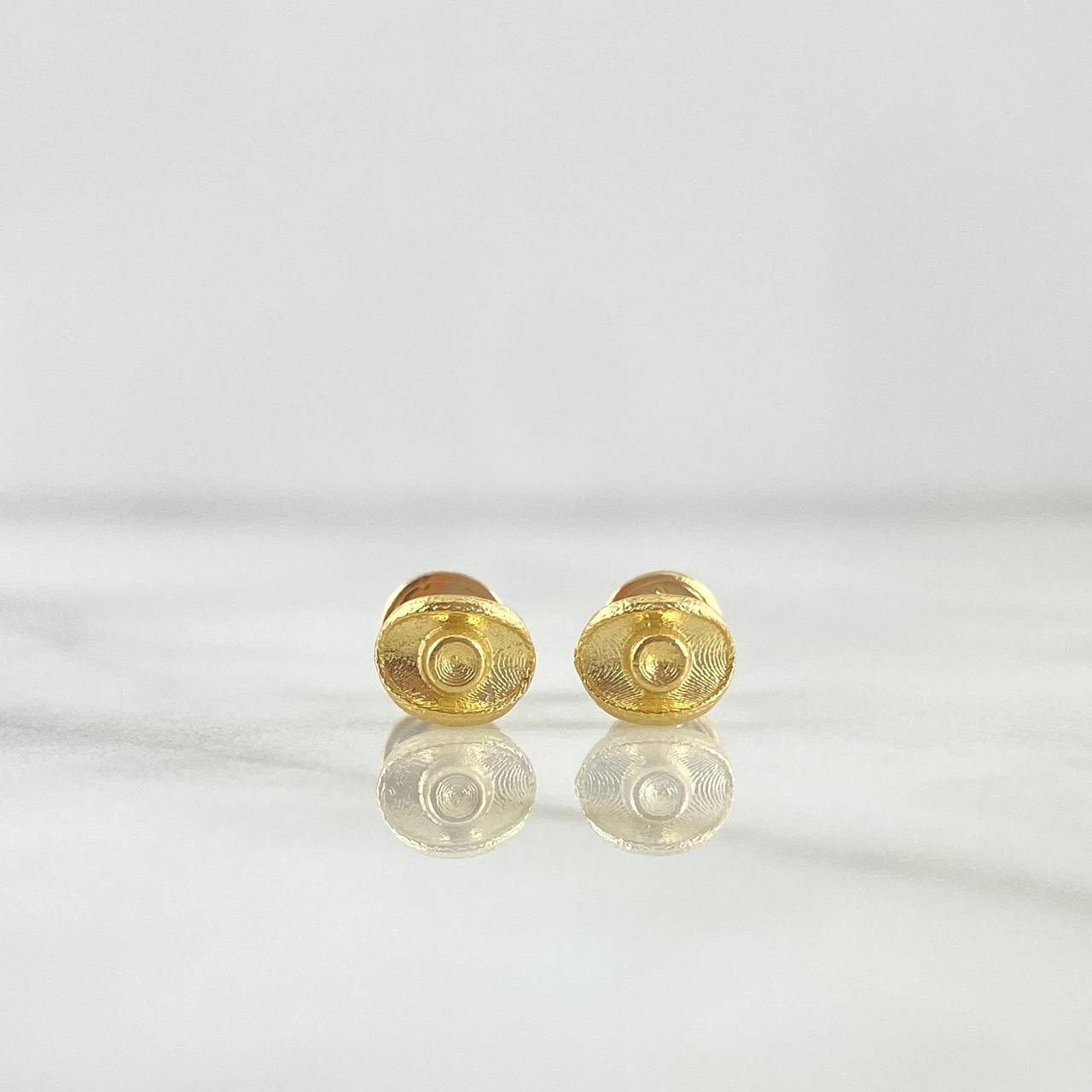 Topos Sombrero 0.9gr / 7mm Oro Amarillo