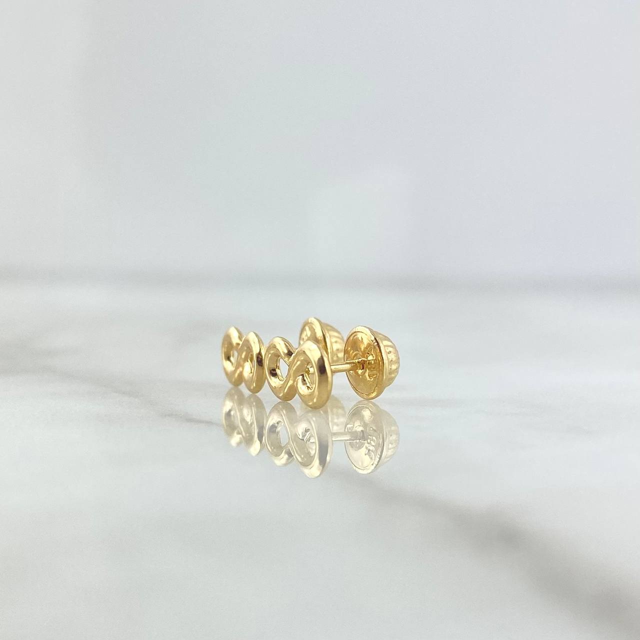 Topos Infinito 0.65gr / 1cm / Lisos Oro Amarillo