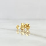 Topos Circulo 0.4gr / 4.2mm Diamantado Oro Amarillo