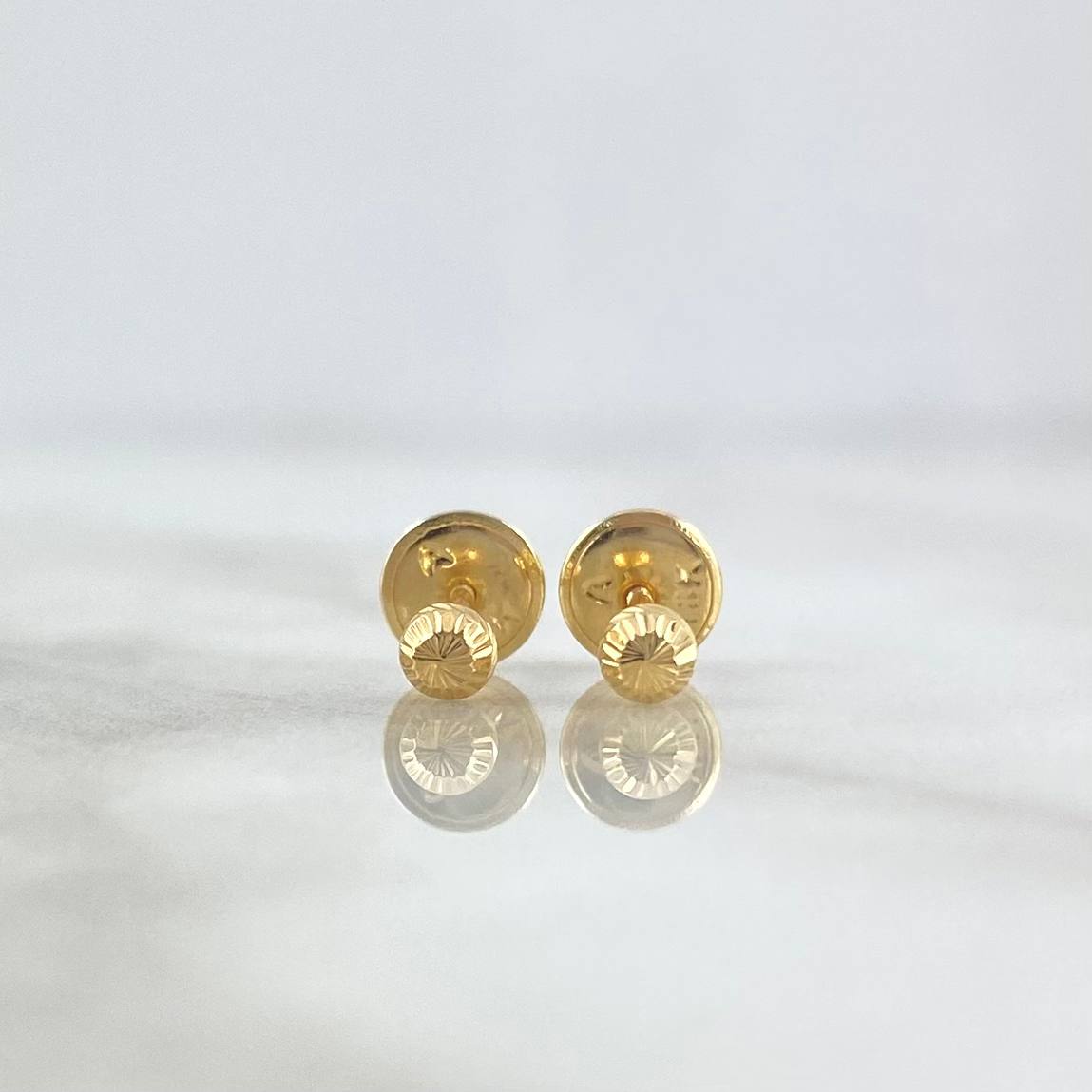 Topos Bola 3mm 0.4gr / Diamantada Oro Amarillo