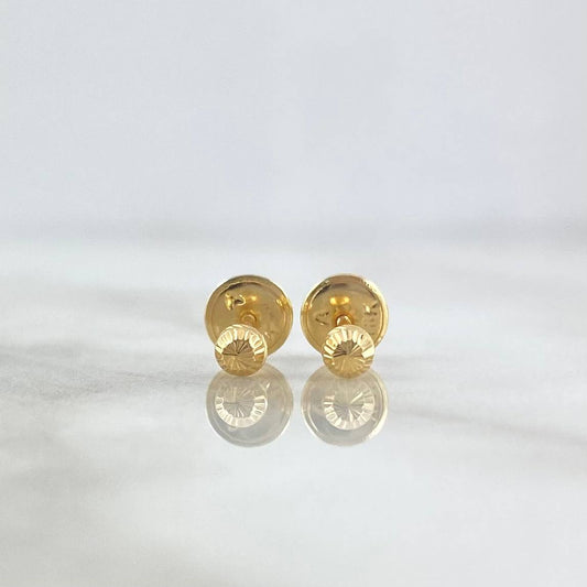 Topos Bola 0.5gr / 3mm Diamantada Oro Amarillo