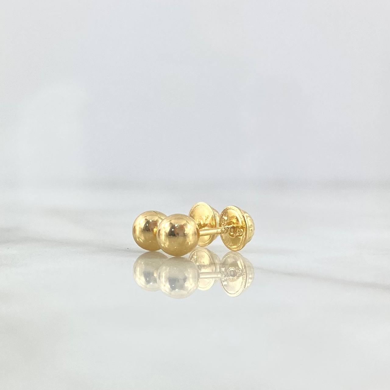 Topos Bola 5mm / 0.55gr Lisa Oro Amarillo