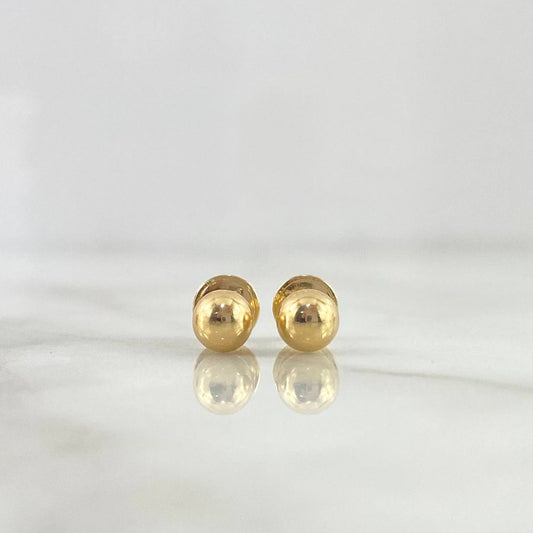 Topos Bola 5mm 0.45gr / Lisa Oro Amarillo