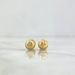 Topos Bola 0.85gr / 6mm Diamantada Oro Amarillo