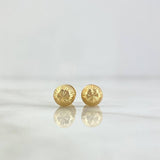 Topos Bola 0.85gr / 6mm Diamantada Oro Amarillo