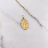 Dije Virgen Milagrosa 2.9gr / 2.7cm / Oro Amarillo $