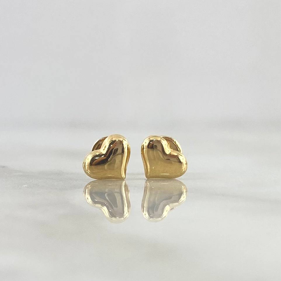 Topos Corazón Troquelado 0.65gr / 6mm Oro Amarillo *