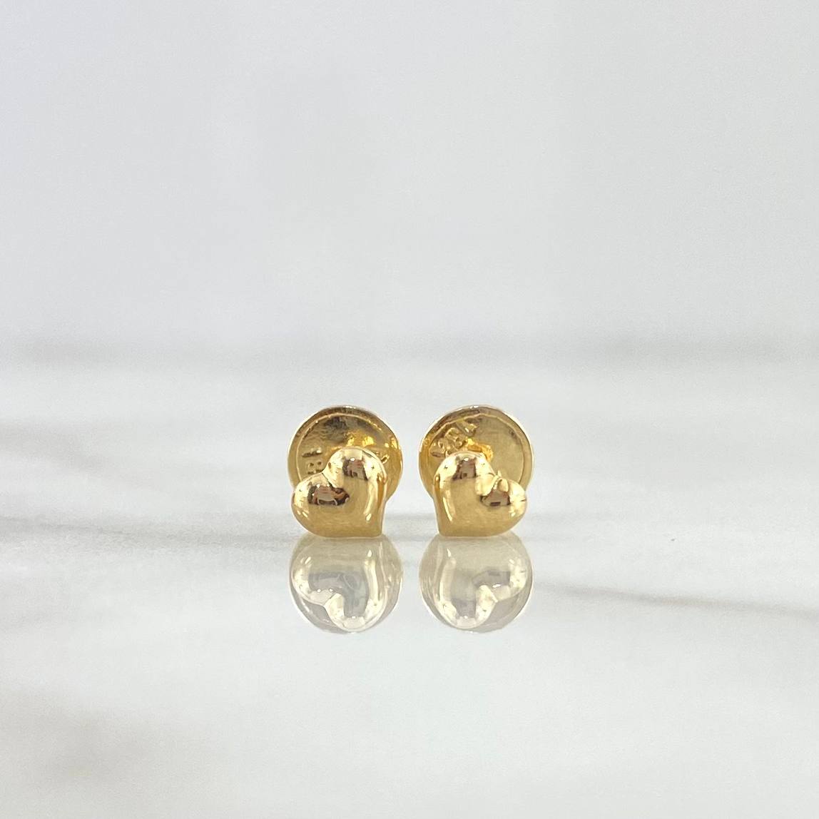 Topos Corazón Troquelado 0.5gr / 4mm Oro Amarillo *