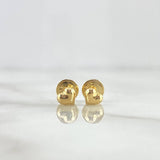 Topos Corazón Troquelado 0.45gr / 4mm Oro Amarillo *