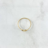 Anillo Silueta Corazón 0.85gr / T8 1/4 / Oro Amarillo