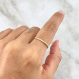 Anillo Trenzado 1.1gr / T7 3/4 / Oro Amarillo