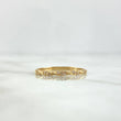 Anillo Rama 1.3gr / T9 / Circones Blancos Oro Amarillo