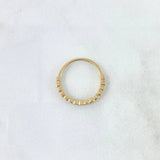 Anillo Churumbela 1.4gr / T5 1/4 / Circones Blancos Oro Amarillo