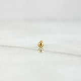 Piercing Chispa Fija 0.1gr / 1cm / Bola 2mm Oro Amarillo 18K (Joya)