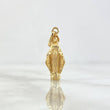 Dije Virgen Milagrosa 2.2gr / 2.8cm / Silueta Mate Oro Amarillo