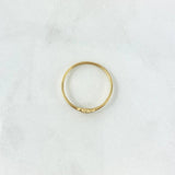 Anillo Silueta Estrella 1.35gr / T4 1/2 / Oro Amarillo