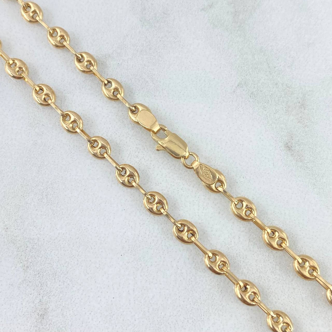 Cadena GC 5.2gr / 50cm / 3mm Lisa Oro Amarillo 18K