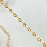 Cadena GC 5.15gr / 50cm / 3.4mm Lisa Oro Amarillo 18K