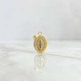 Dije Virgen Milagrosa 0.55gr / 1.8cm / Troquelada Oro Amarillo ©