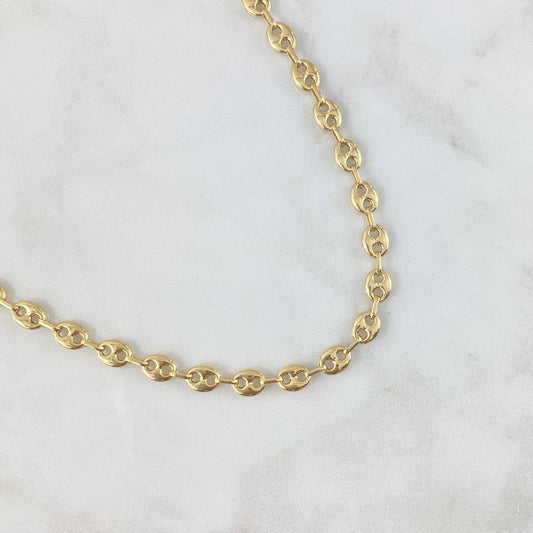 Cadena GC 13.35gr / 60cm / 6.3mm Lisa Oro Amarillo 18K ©