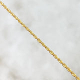 Cadena Lazo 0.95gr / 50cm / 1mm Oro Amarillo +3 18K *