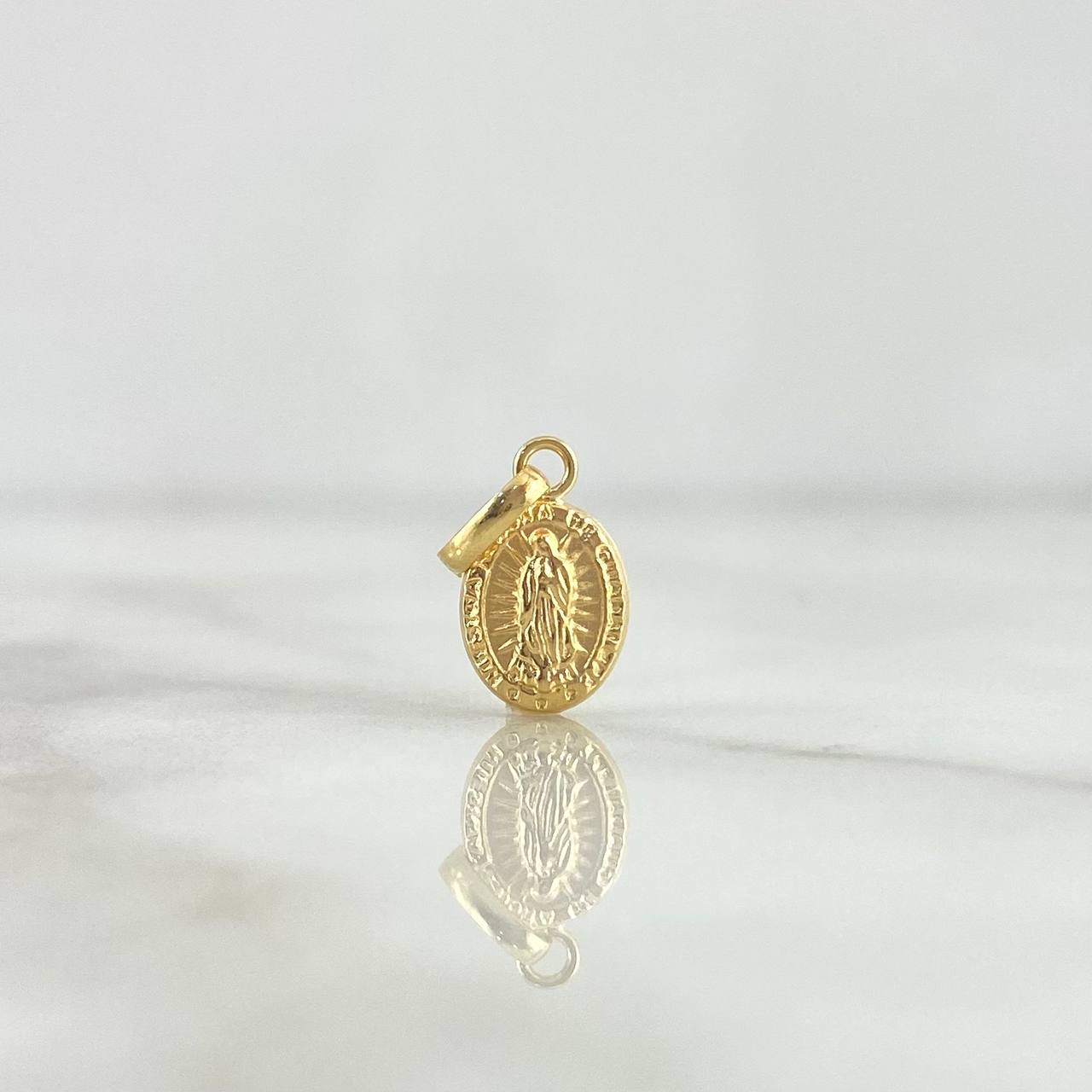 Dije Virgen Guadalupe 0.4gr / 1.5cm / Troquelado Oro Amarillo