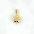 Dije Estrella 0.95gr / 2.4cm / Troquelada - Cargador Liso Oro Amarillo