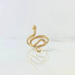 Anillo Serpiente Escamada 3.7gr / T7 / Oro Amarillo *