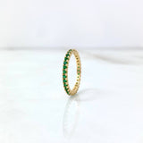 Anillo Churumbela 1.9gr / T6 / Circones Verdes Oro Amarillo ©