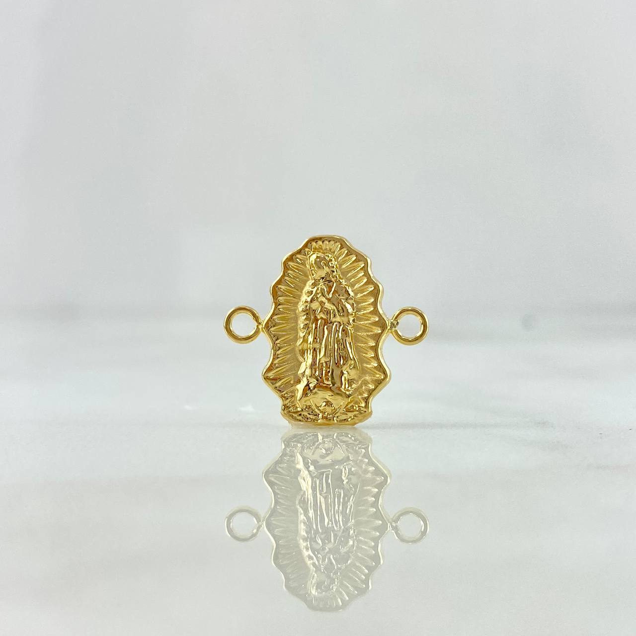 Herraje Virgen Guadalupe Silueta 0.95gr / 1.8cm / Troquelado Oro Amarillo ©