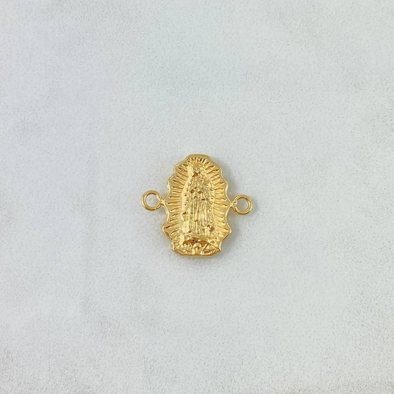 Herraje Virgen Guadalupe Silueta 0.95gr / 1.8cm / Troquelado Oro Amarillo ©