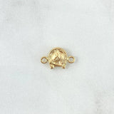 Herraje Caballo Herradura 0.6gr / 1.5cm / Troquelado Oro Amarillo