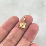 Dije Marco Letra E 0.35gr / 1.6cm / Oro Amarillo