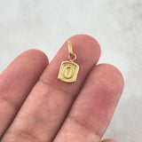 Dije Marco Letra O 0.3gr / 1.6cm / Oro Amarillo