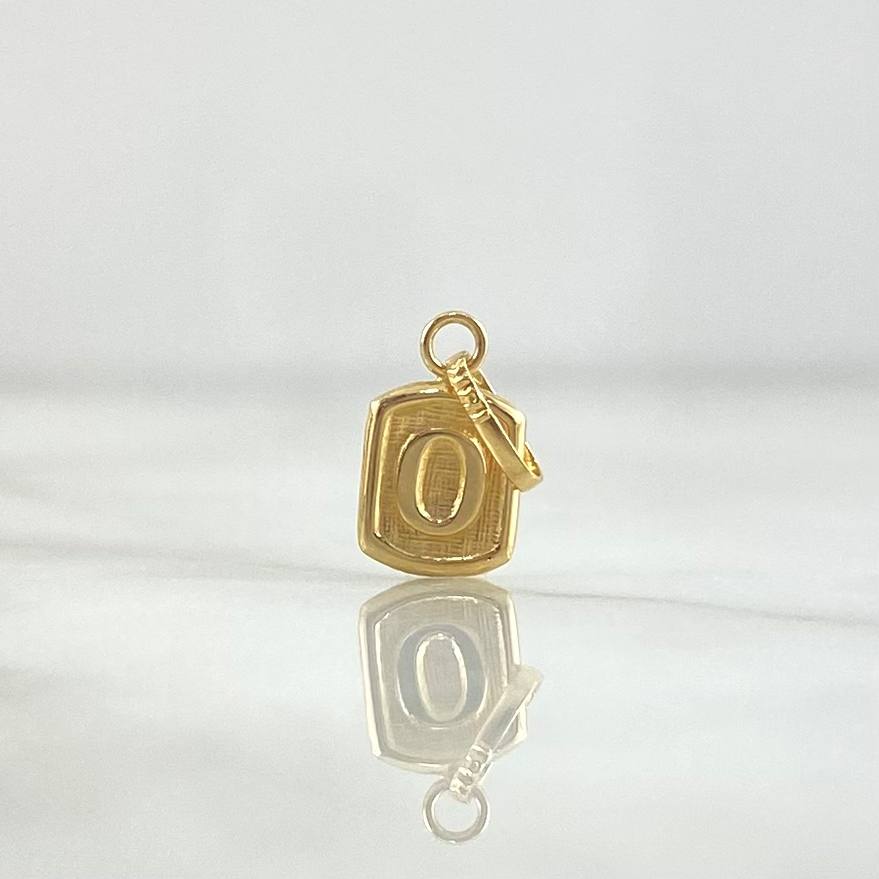 Dije Marco Letra O 0.3gr / 1.6cm / Oro Amarillo