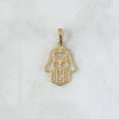 Dije Mano Hamsa Filigrana 1.15gr / 2.5cm / Oro Amarillo