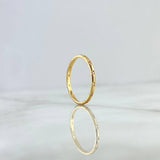 Anillo Morse 1.5gr / T7 1/2 / Circones Blancos Oro Amarillo