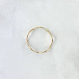 Anillo Ondulado 0.7gr / T7 1/2 / Liso Oro Amarillo