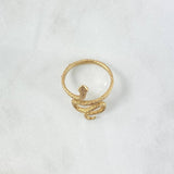 Anillo Serpiente 3.65gr / T4 1/2 / Texturizada Oro Amarillo