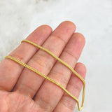 Cadena Franco 4.5gr / 60cm / 1.5mm Oro Amarillo +4 18K