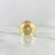 Anillo Sello Delfin 2.2gr / T8 3/4 / Mate Texturizado Oro Amarillo ©