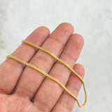 Cadena Franco 5.15gr / 50cm / 2mm Oro Amarillo +4 18K *