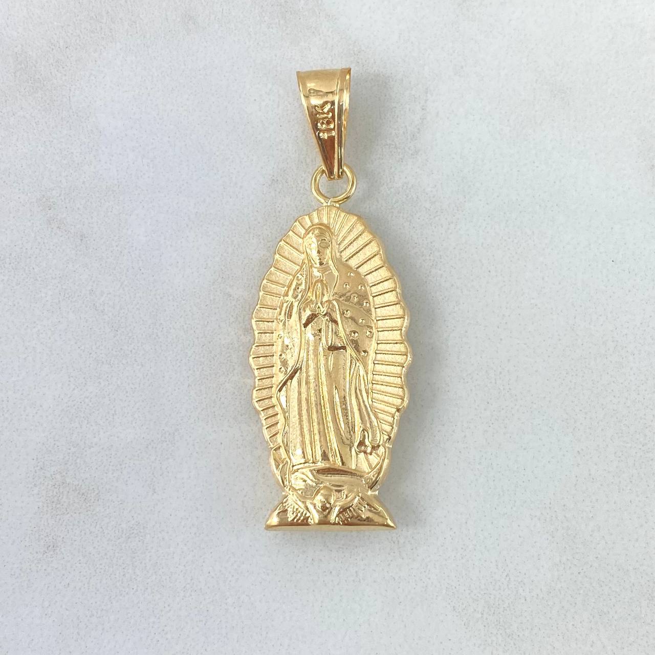 Dije Virgen Guadalupe Silueta 2.45gr / 4.3cm / Oro Amarillo *