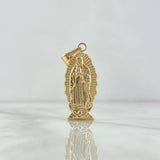 Dije Virgen Guadalupe Silueta 2.45gr / 4.3cm / Oro Amarillo *