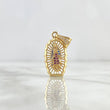 Dije Virgen Guadalupe 3.2gr / 3.2cm / Circones Blancos - Azules - Fucsias Oro Amarillo