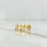 Topos Perro Globo 0.85gr / 5mm Liso Oro Amarillo