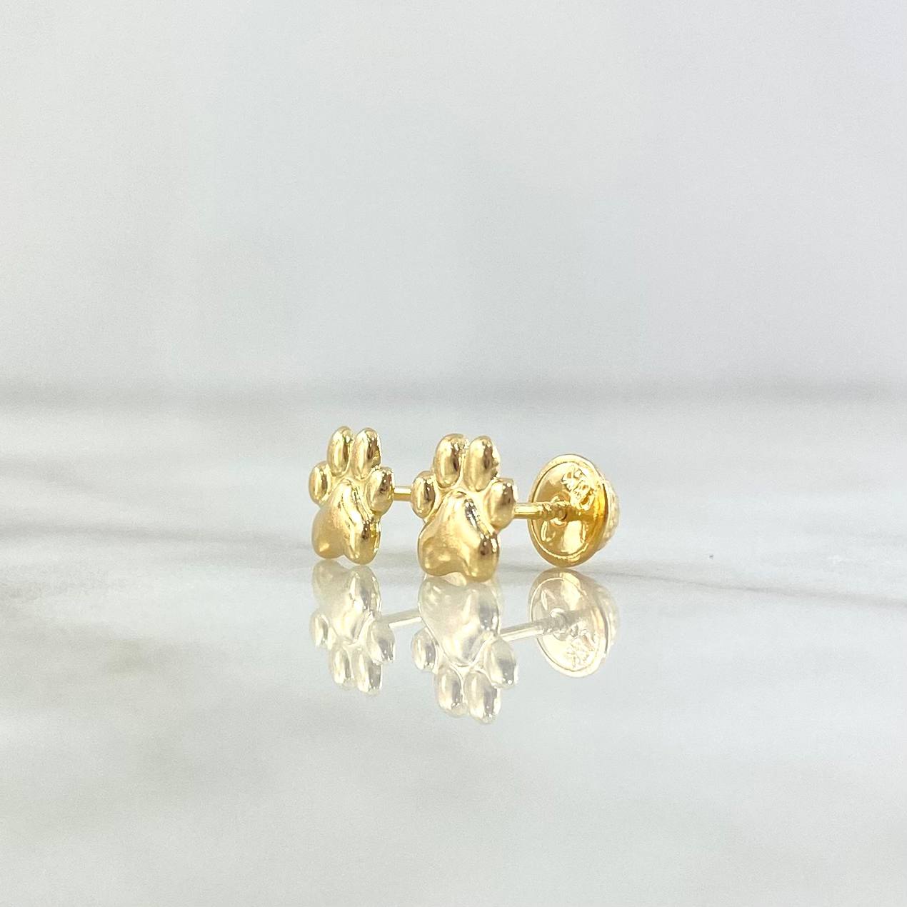 Topos Huellas 0.7gr / 7mm Lisas Oro Amarillo