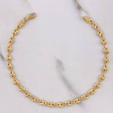 Pulso GC 4gr / 21cm / 4mm Diamantado Oro Amarillo $