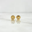 Topos Estrellas 0.45gr / 4mm Diamantadas Oro Amarillo