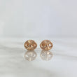 Topos GC 0.8gr / 8mm Diamantados Oro Rosa